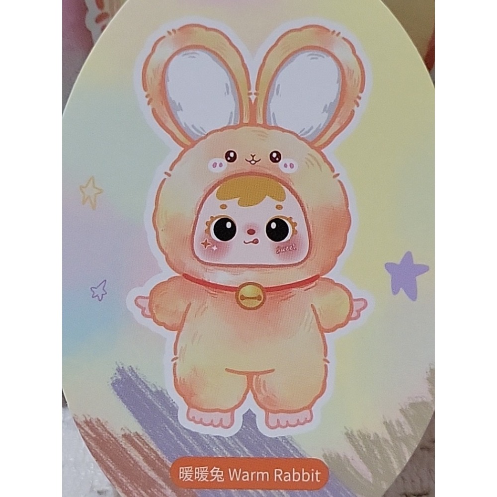 Samuel Magic WARM RABBIT Plush San Xiao Mao BNIB Bell Collar Limbs Rotate
